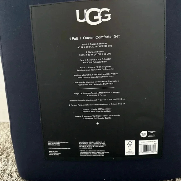 Ugg Devon Full / Queen Comforter Set - Picture 6 of 7